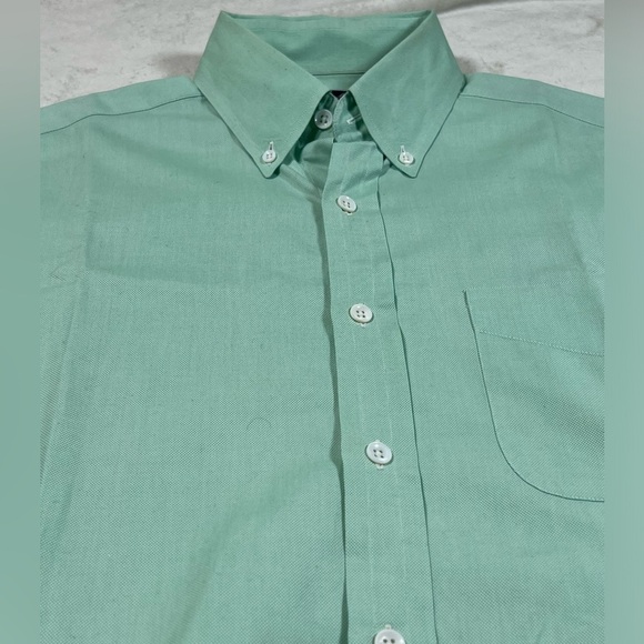 Ralph Lauren Purple Label Size Small Made in Italy Green Dress Shirt EUC RLPL - Picture 5 of 11